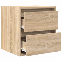 vidaXL Wall-mounted Bedside Cabinets 2 pcs Sonoma Oak 38x34x40 cm - Additional view 5