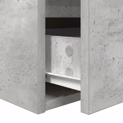 vidaXL Wall-mounted Bedside Cabinet Concrete Grey 38x34x40 cm bedside table - Additional view 9