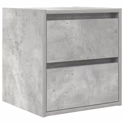 vidaXL Wall-mounted Bedside Cabinets 2 pcs Concrete Grey 38x34x40 cm - Additional view 4