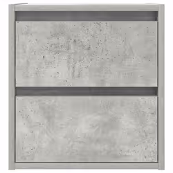vidaXL Wall-mounted Bedside Cabinets 2 pcs Concrete Grey 38x34x40 cm - Additional view 6