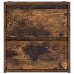 vidaXL Wall-mounted Bedside Cabinet Smoked Oak 38x34x40 cm bedside table - Additional view 5