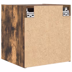 vidaXL Wall-mounted Bedside Cabinets 2 pcs Smoked Oak 38x34x40 cm - Additional view 8