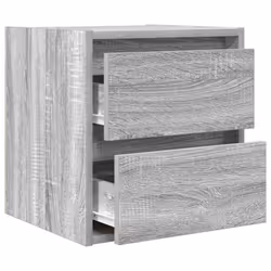 vidaXL Wall-mounted Bedside Cabinets 2 pcs Grey Sonoma 38x34x40 cm - Additional view 5