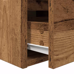 vidaXL Wall-mounted Bedside Cabinet Old Wood 38x34x40 cm bedside table - Additional view 9