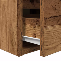 vidaXL Wall-mounted Bedside Cabinets 2 pcs Old Wood 38x34x40 cm bedside table - Additional view 10