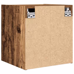 vidaXL Wall-mounted Bedside Cabinets 2 pcs Old Wood 38x34x40 cm bedside table - Additional view 8