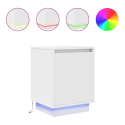 VidaXL 861265 nightstand/bedside table White