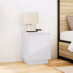 VidaXL 861265 nightstand/bedside table White - Additional view 4