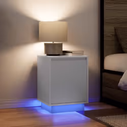 VidaXL 861265 nightstand/bedside table White - Additional view 5
