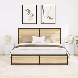 VidaXL 861266 nightstand/bedside table White - Additional view 4