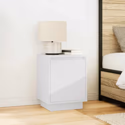 VidaXL 861266 nightstand/bedside table White - Additional view 5
