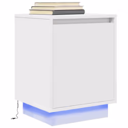 VidaXL 861266 nightstand/bedside table White - Additional view 6