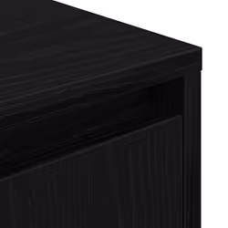 vidaXL Bedside Cabinet with LED LightsÃÂ Grey Sonoma 38x34x50 cm bedside table - black - Additional view 9