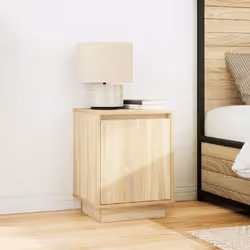 VidaXL 861270 nightstand/bedside table Oak - Additional view 4