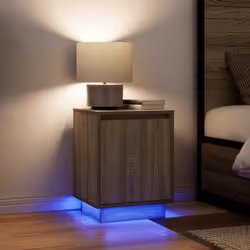 VidaXL 861270 nightstand/bedside table Oak - Additional view 5