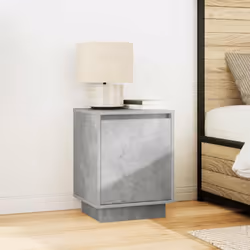 VidaXL 861271 nightstand/bedside table Concrete colour - Additional view 4