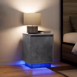 VidaXL 861271 nightstand/bedside table Concrete colour - Additional view 5