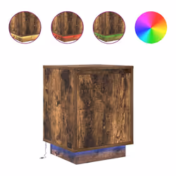 VidaXL 861274, Oak, Wood, 380 mm, 340 mm, 500 mm, 2 pc(s)