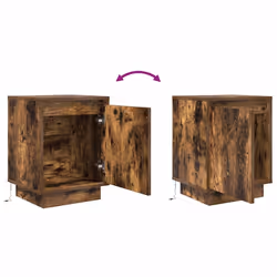 VidaXL 861274 nightstand/bedside table Oak - Additional view 7