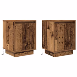 VidaXL 861280 nightstand/bedside table Wood - Additional view 3