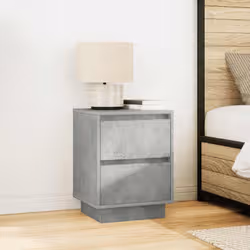 VidaXL 861289 nightstand/bedside table Concrete colour - Additional view 4