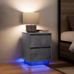 VidaXL 861289 nightstand/bedside table Concrete colour - Additional view 5