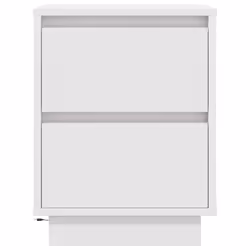 VidaXL 861301 nightstand/bedside table 3 drawer(s) White - Additional view 6
