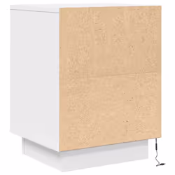 VidaXL 861301 nightstand/bedside table 3 drawer(s) White - Additional view 7