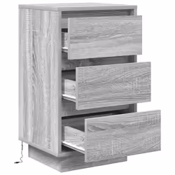 VidaXL 861306 nightstand/bedside table 3 drawer(s) Oak - Additional view 6