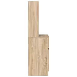 vidaXL Bedside Cabinet Grey Sonoma 39x35x125 cm Engineered Wood bedside table - sonoma oak - Additional view 6