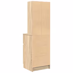 vidaXL Bedside Cabinet Grey Sonoma 39x35x125 cm Engineered Wood bedside table - sonoma oak - Additional view 7