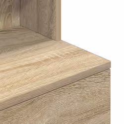 vidaXL Bedside Cabinet Grey Sonoma 39x35x125 cm Engineered Wood bedside table - sonoma oak - Additional view 9