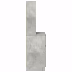 vidaXL Bedside Cabinet Grey Sonoma 39x35x125 cm Engineered Wood bedside table - concrete grey - Additional view 6