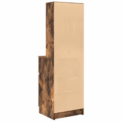 vidaXL Bedside Cabinet Grey Sonoma 39x35x125 cm Engineered Wood bedside table - smoked oak - Additional view 7