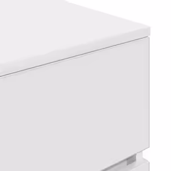 vidaXL Bedside Cabinet Grey Sonoma 39x35x65 cm Engineered Wood bedside table - white, 2 pcs - Additional view 10