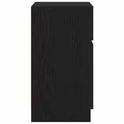 vidaXL Bedside Cabinet Grey Sonoma 39x35x65 cm Engineered Wood bedside table - black, 1 pcs - Additional view 6