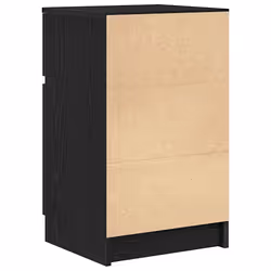 vidaXL Bedside Cabinet Grey Sonoma 39x35x65 cm Engineered Wood bedside table - black, 1 pcs - Additional view 7