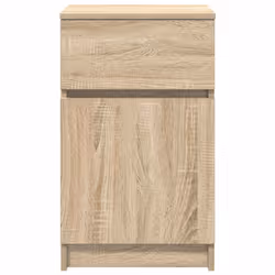 vidaXL Bedside Cabinet Grey Sonoma 39x35x65 cm Engineered Wood bedside table - sonoma oak, 1 pcs - Additional view 5