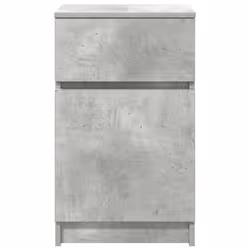 vidaXL Bedside Cabinet Grey Sonoma 39x35x65 cm Engineered Wood bedside table - concrete grey, 1 pcs - Additional view 5