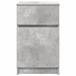 vidaXL Bedside Cabinet Grey Sonoma 39x35x65 cm Engineered Wood bedside table - concrete grey, 2 pcs - Additional view 6