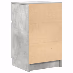 vidaXL Bedside Cabinet Grey Sonoma 39x35x65 cm Engineered Wood bedside table - concrete grey, 2 pcs - Additional view 8