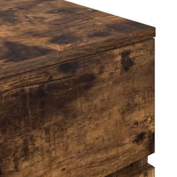 vidaXL Bedside Cabinet Grey Sonoma 39x35x65 cm Engineered Wood bedside table - smoked oak, 2 pcs - Additional view 10