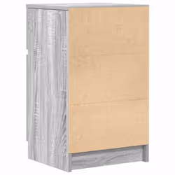 vidaXL Bedside Cabinet Grey Sonoma 39x35x65 cm Engineered Wood bedside table - grey sonoma, 1 pcs - Additional view 7
