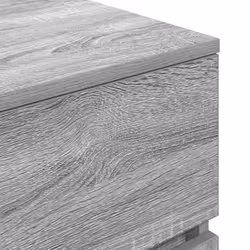 vidaXL Bedside Cabinet Grey Sonoma 39x35x65 cm Engineered Wood bedside table - grey sonoma, 1 pcs - Additional view 9