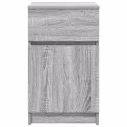 vidaXL Bedside Cabinet Grey Sonoma 39x35x65 cm Engineered Wood bedside table - grey sonoma, 2 pcs - Additional view 6