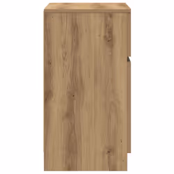 vidaXL Bedside Cabinet Grey Sonoma 39x35x65 cm Engineered Wood bedside table - artisan oak, 1 pcs - Additional view 6