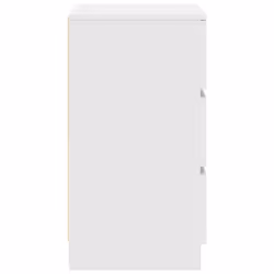 vidaXL Bedside Cabinet with 3 Drawers White 39x35x65 cm bedside table - Additional view 6