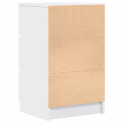 vidaXL Bedside Cabinet with 3 Drawers White 39x35x65 cm bedside table - Additional view 7