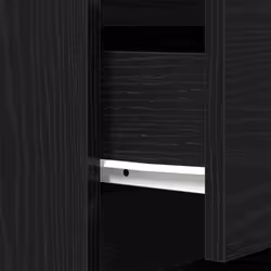 vidaXL Bedside Cabinets with 3 Drawers 2 pcs Black 39x35x65 cm bedside table - Additional view 10