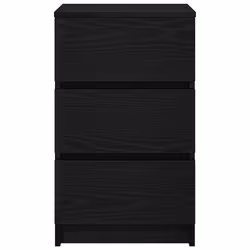 vidaXL Bedside Cabinets with 3 Drawers 2 pcs Black 39x35x65 cm bedside table - Additional view 6
